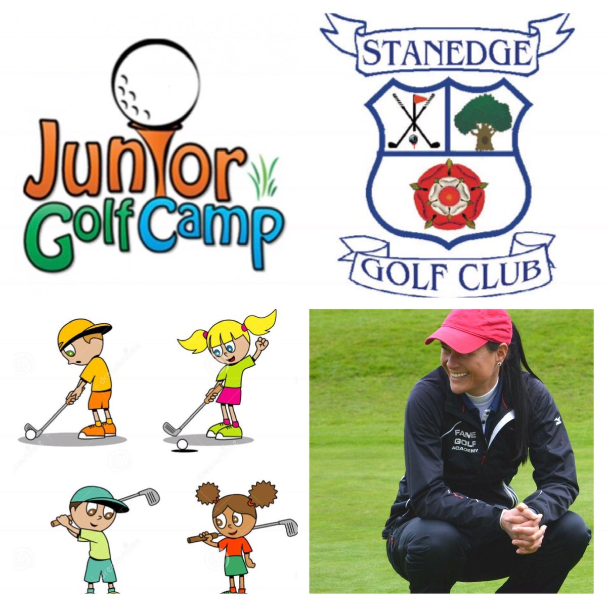 StanedgeGC's tweet photo. Junior Golf Camp Fri 22nd Feb 10:00-15:00 £25 incl lunch sandwiches chips &amp; https://t.co/gap4xFMG5g #freindly environment #coaching #fun #games #challenges #friendship @ThePGA All skill levels welcome. Contact 01246 851847 @famegolfacademy #femalepro @derbyshiregolf @letsgokids https://t.co/VEhFbLqwEn