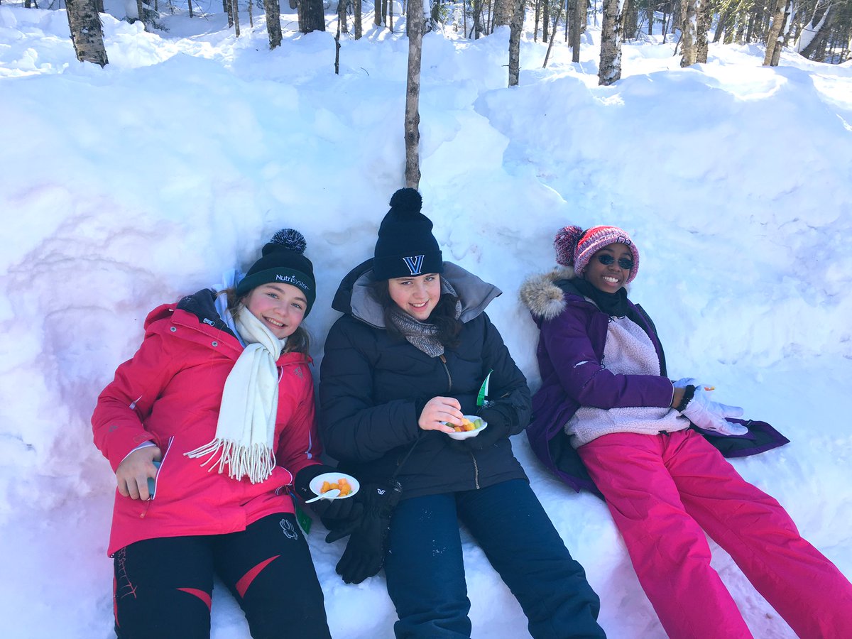 ProfAndersonGA's tweet image. Already reminiscing about #snowshoeing on our final day in #Quebec. What a way to round out an excellent trip. #GAinQuebec