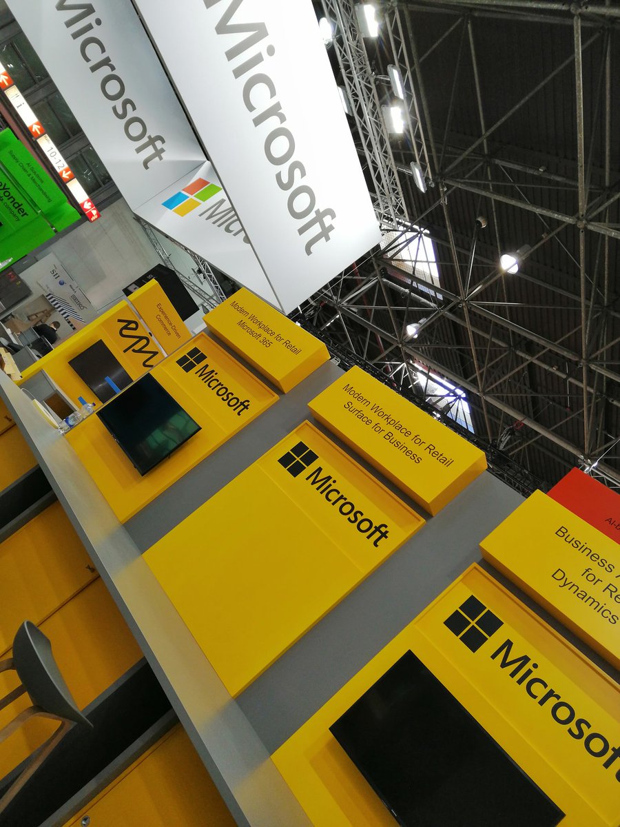 #eurocis2019 #EuroCIS #msretail #dynamics getting ready for Eurocis tomorrow