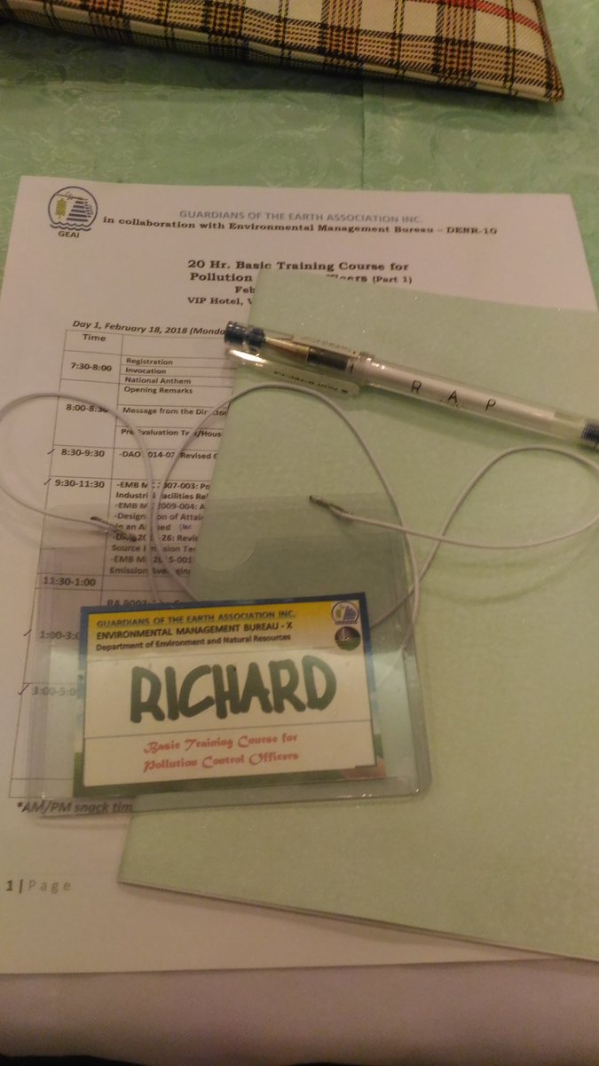 djjetofficial's tweet photo. Day 49 of #365DaysofAwesome
"The Seminar (P1D1)"
I was nominated as a Deputy Pollution Control Officer (PCO) by our PCO hence I had to attend this mandatory 2-part, 40-hour Basic Training Course for PCOs for accreditation. Topics today were mostly introductory. More to go then! https://t.co/jY3LRGDUWe