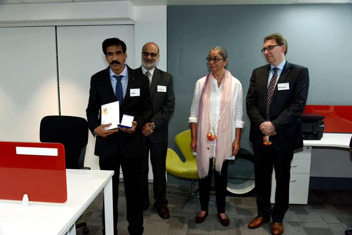 WuerthIndia's tweet photo. Employees who reached milestones of 10, 15 and 20 years within the organization, Wuerth India introduced an event to celebrate it.

Thank you, for your hard work and dedication !

#Würth #WuerthIndia #employeeappreciation https://t.co/fX65gwl3hP