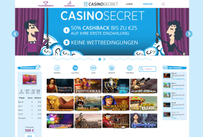 Spill tryggere hos Casino Secret med løfte of 50 % cashback opptil 250 kr. Pengene er dessuten helt uten omsetningskrav. Les mer om tilbudet her: nyecasino.org/anmeldelser/ca…