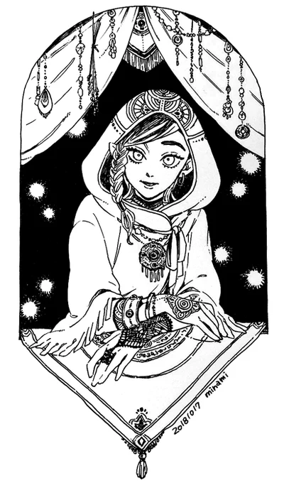 去年のアナログ創作
#私の絵柄が性癖に刺さる人に届いてほしい 