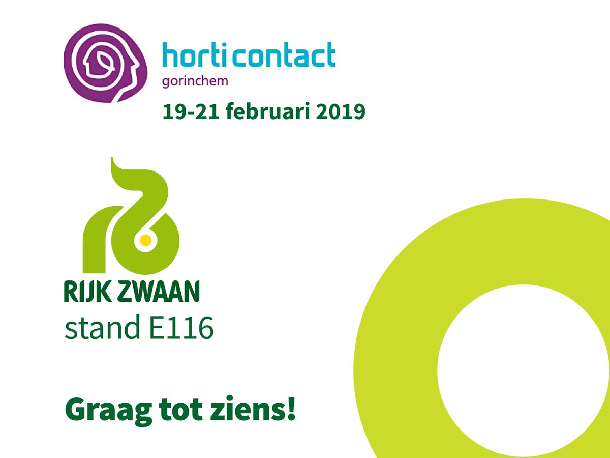 Morgen is het zover! #RijkZwaan is dan ook aanwezig <a href="/HortiContact/">HortiContact</a>