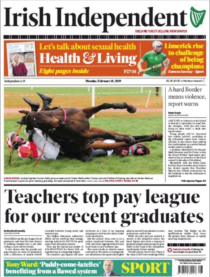 Not quite the front page news Timmy was hoping for on his birthday! Good news is that he’s fine!!@timmyjlove