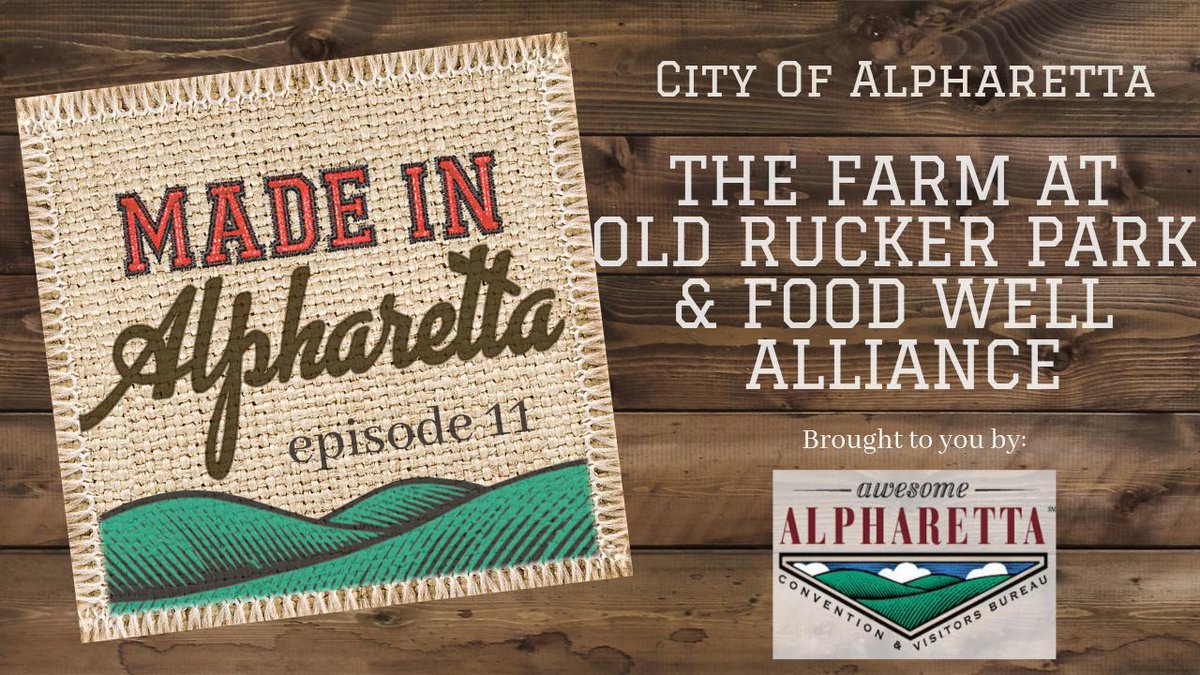 AlpharettaMade's tweet photo. Made In Alpharetta - Episode 11 - The Farm at Old Rucker Park &amp; Food Well Alliance
Today we discuss The Farm at Old Rucker Park &amp; The City of Alpharetta Community Food Forum on Feb. 27th 
https://t.co/fQAkiTQrlh
https://t.co/fyazHUyTZT
@farmatoldruckerpark
https://t.co/TnhX41Gxdt https://t.co/19GBtukFXD