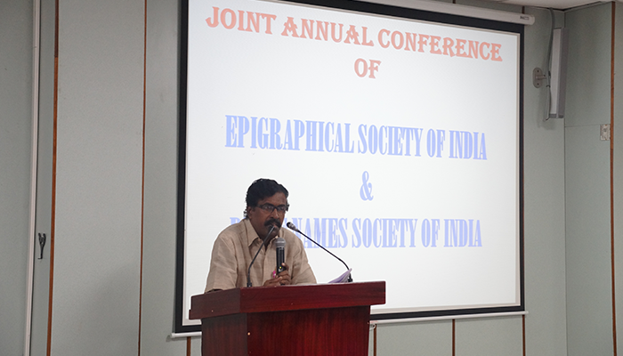 Director_DHT's tweet photo. We have successfully organized the 44th National Seminar of Epigraphic Society of India at Dr. MCRHRD Institute, Hyderabad. This was attended by scholars from all over the country - 18th Feb 2019 #EpigraphicSocietyofIndia #NationalSeminar @TelanganaCMO @KTRTRS @tsdamindia https://t.co/WBykShetND