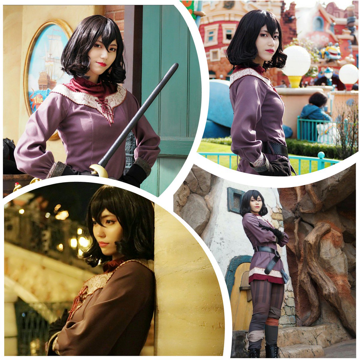 ディズニー　ラプンツェルザシリーズ　カサンドラ　衣装　Dハロ　仮装　コスプレ ディズニー ラプンツェルザシリーズ カサンドラ 衣装 Dハロ 仮装