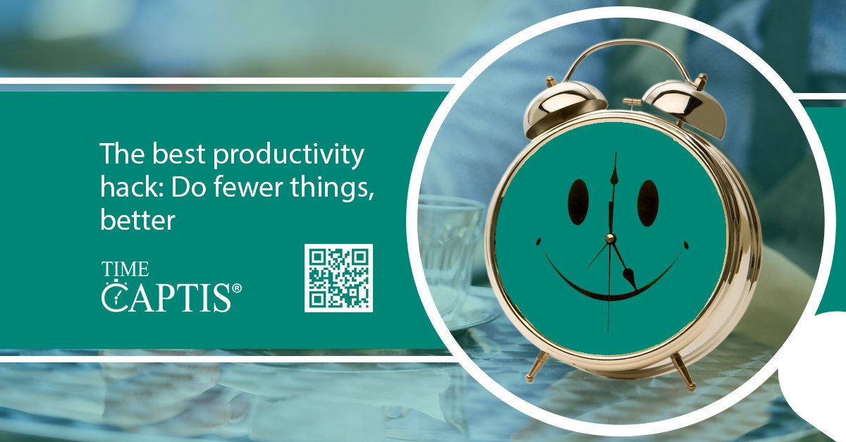 timecaptis's tweet photo. The best productivity hack: Do fewer things, better. #TimeCaptis does #TodoManagement for you. Sign up free at https://t.co/GcvFJ7xMVC
https://t.co/JyCzlYs0g4 https://t.co/hojrESYRAb