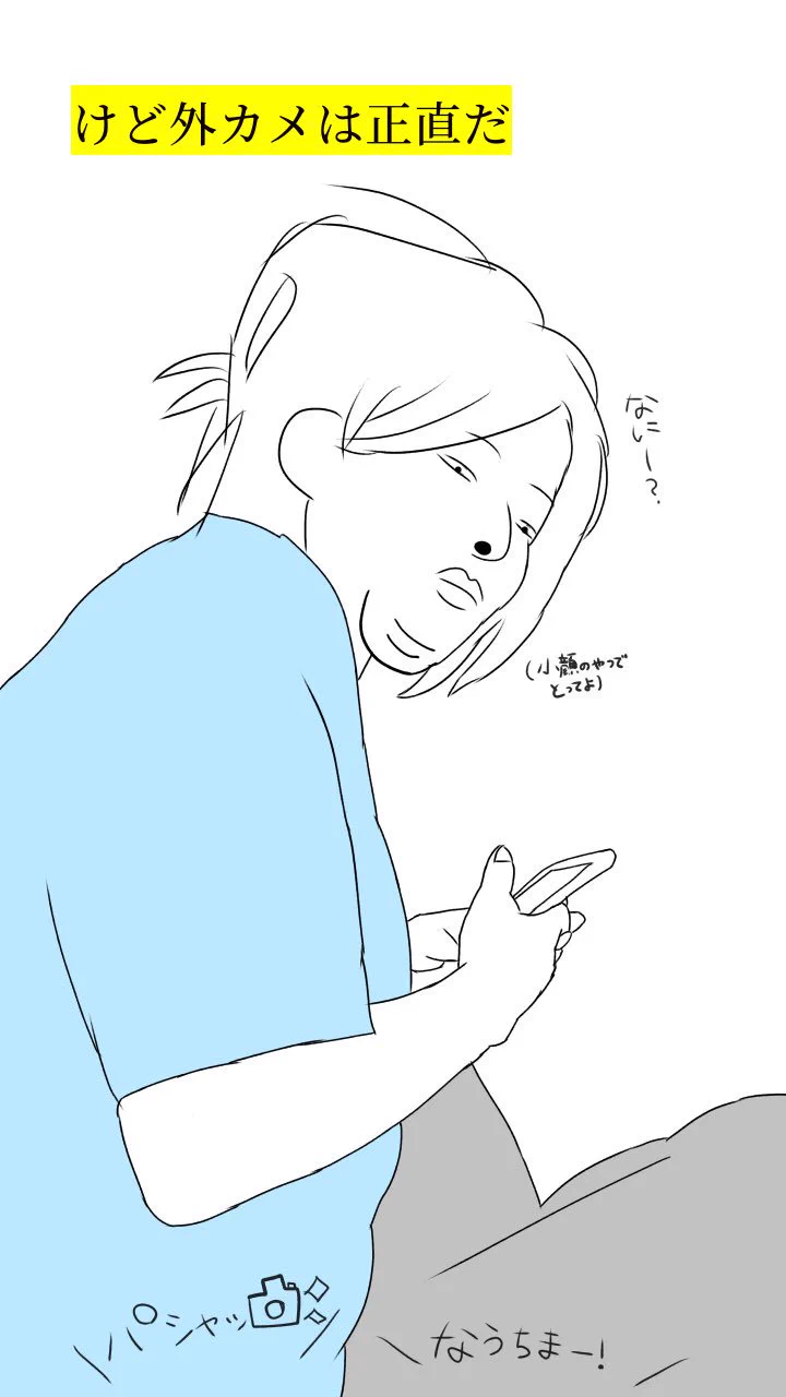 鏡を見て「今日は盛れた！！」と思っても、スマホのカメラは正直だったｗｗｗ
