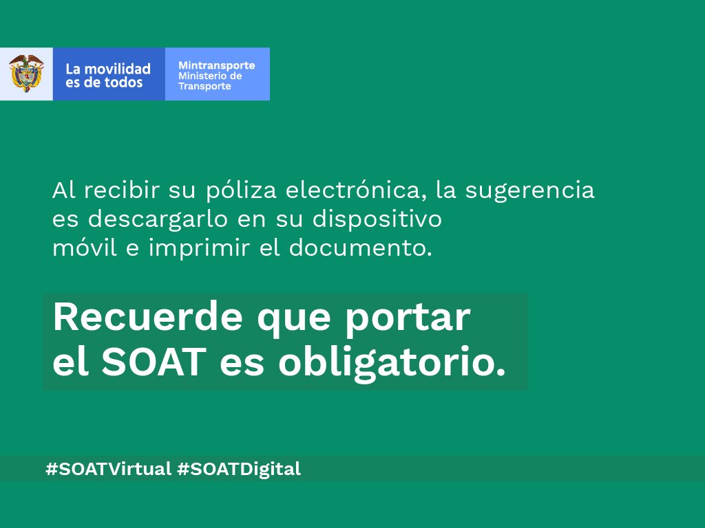 ANI_Colombia's tweet photo. ¿Qué pasa si se le descarga el celular? #SOATDigital #SOATVirtual https://t.co/UX9CMkZpWL