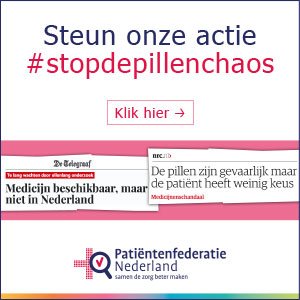 Vind jij ook dat er een einde moet komen aan de chaos rond medicijnen? Steun dan onze actie op stopdepillenchaos.nl 
Want wij vinden dat iedere partij hierin verantwoordelijkheid moet nemen. #stopdepillenchaos 
Alvast dank en RT-en = heel fijn!