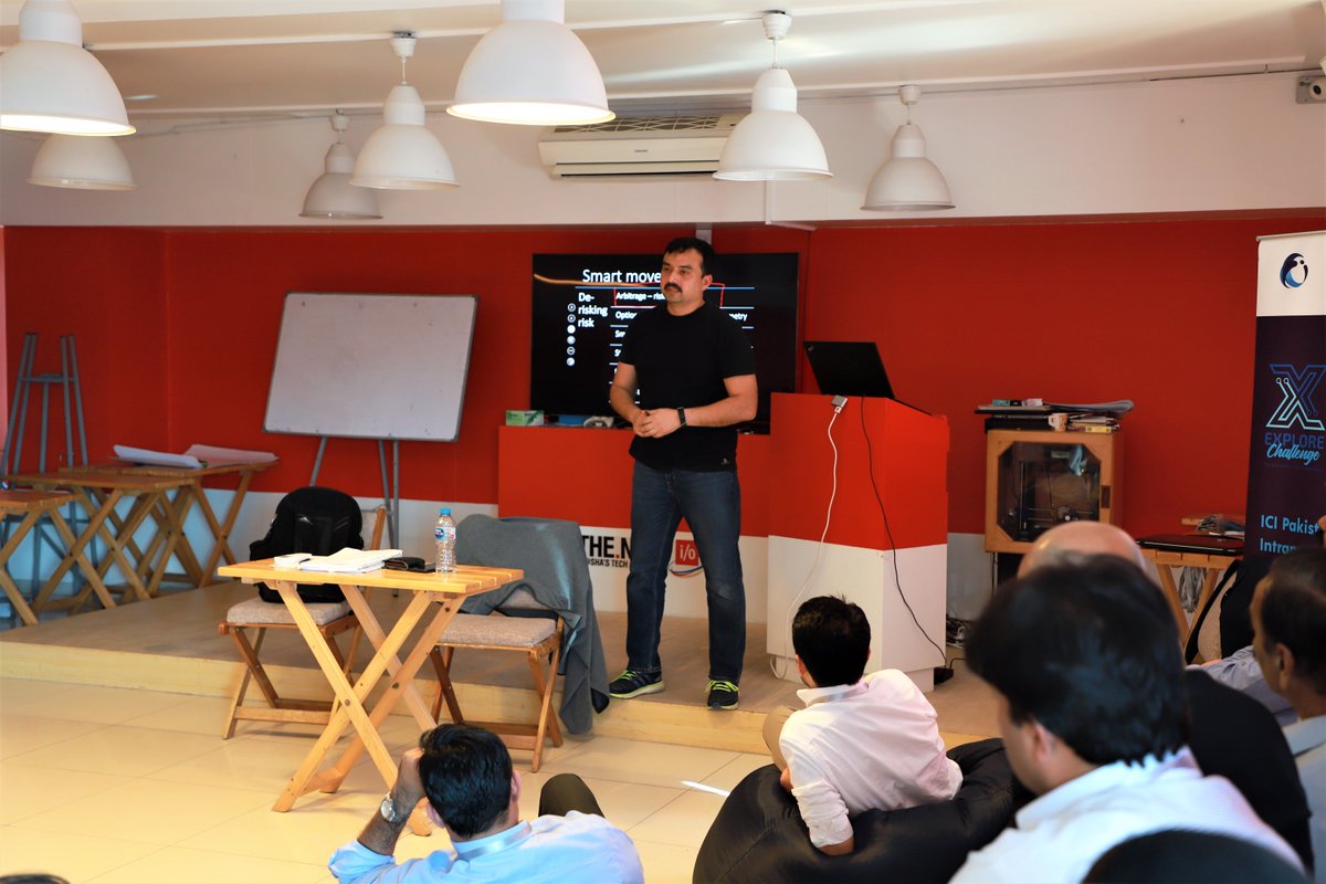 TheNestiO's tweet photo. 10X thinking pushes people to think out of the box and is at the core of how to win in the age of disruption.
Our chief mentor Jawwad Farid conducted an interactive session on Thinking 10X and Disruptive Models on Day 1 of #ExploreChallenge. https://t.co/MhvNT9LQ8e