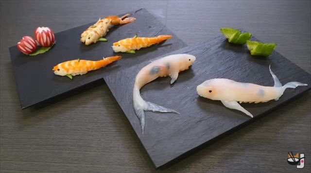 芸術的な金魚の形をしたお寿司を発見 これってお寿司なの 話題の画像プラス 芸術的な金魚の形をしたお寿司を発見 これってお寿司なの 話題の画像プラス