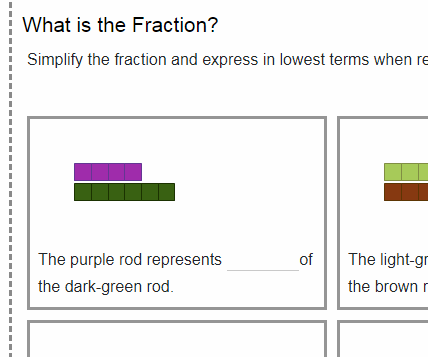HelpingWithMath's tweet image. Couple of Fractions with Cuisenaire Rods worksheets added. helpingwithmath.com/printables/wor…