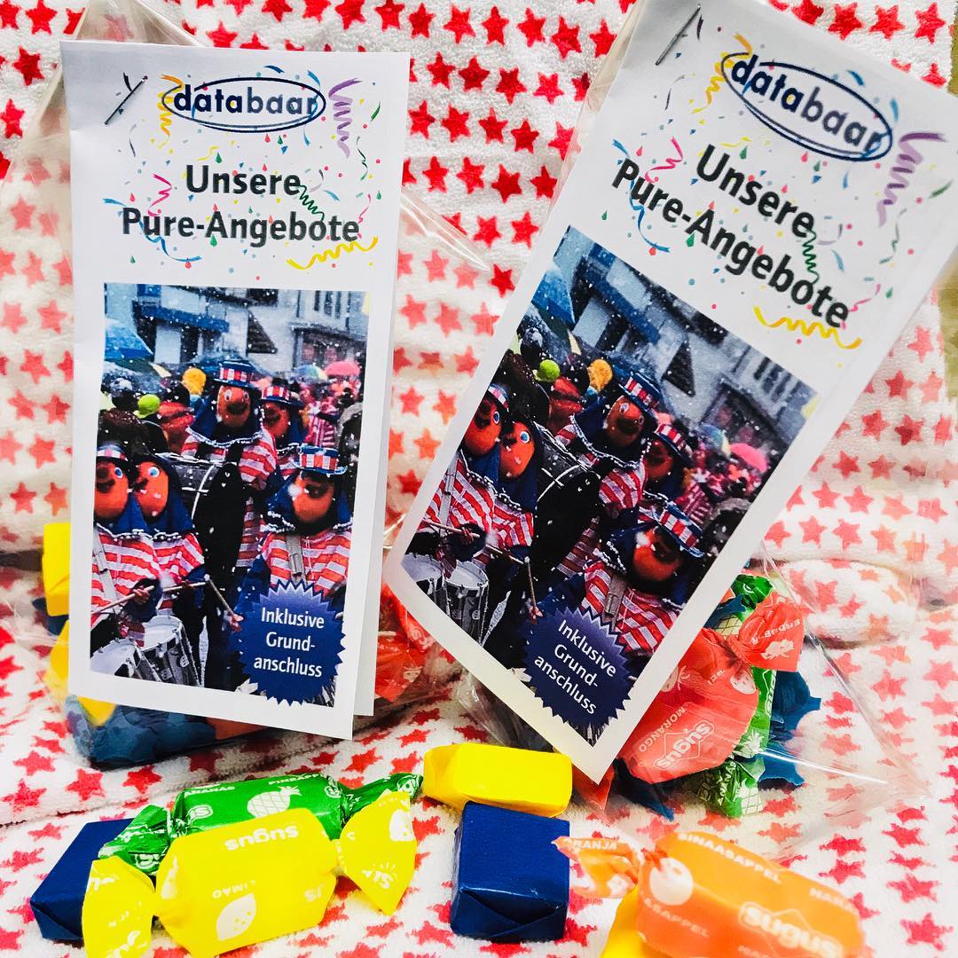 An unserer Strassenaktion vom 28.2.2019 erhaltet Ihr von uns ein vor-fasnächtliches Geschenk.
Wir wünschen Euch schon jetzt „en gselligi füüfti Jahresziit“!