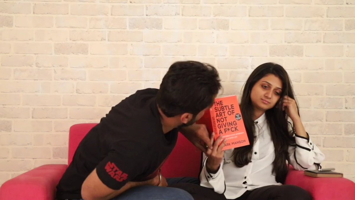 BooksInTVSeries's tweet photo. The Subtle Art of Not Giving a F*ck: A Counterintuitive Approach to Living a Good Life by Mark Manson in the teaser of Gujarati Web Series Non Alcoholic Breakup
#BooksInWebSeries https://t.co/SwKfbda20F