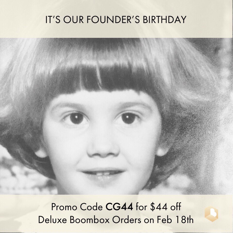 Boombox Gifts on Twitter "It's our Founder christinageist‘s Birthday