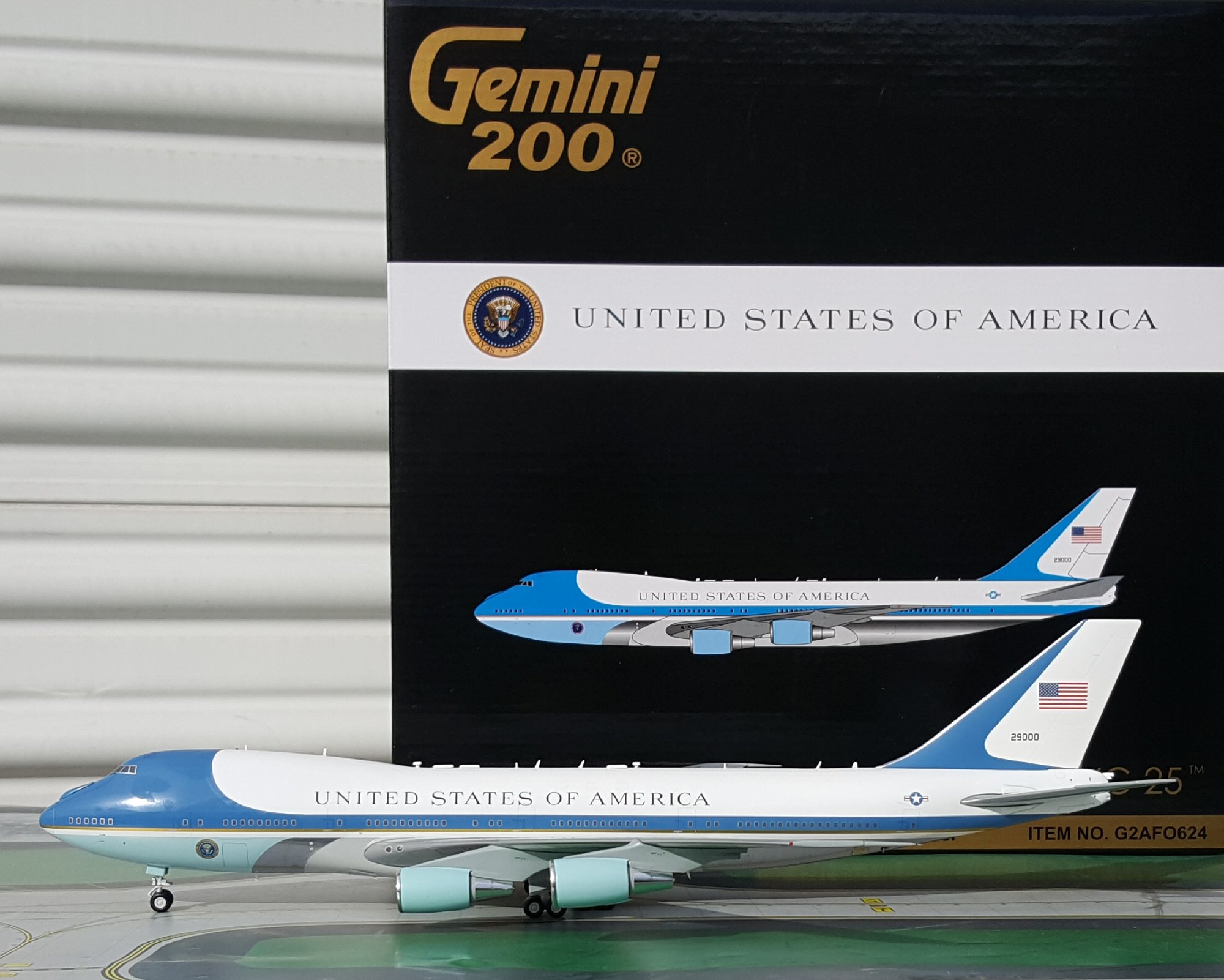 Air Force One G2afo624 Gemini 200 Boeing VC-25 アメリカ合衆国 VC