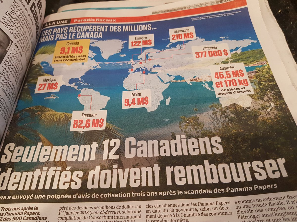 PoulinBreton's tweet photo. surprenant? non !

#election2019 quel sera nos choix de partis 🤔
#paradisepapers #paradisfiscaux #polcan #canada https://t.co/dbJOLpg2LU