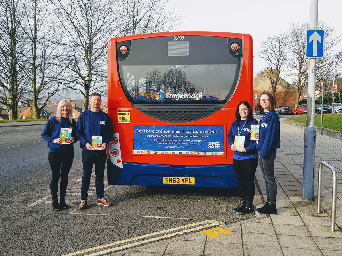 A campaign in Chesterfield from one of my customer's @becancersafe_ND which means alot to me having lost my mum 3 yrs ago age  56 to cancer ! A cough which turned out to be lung cancer and given weeks to live. #Cancer #becancersafe #getcheckedout