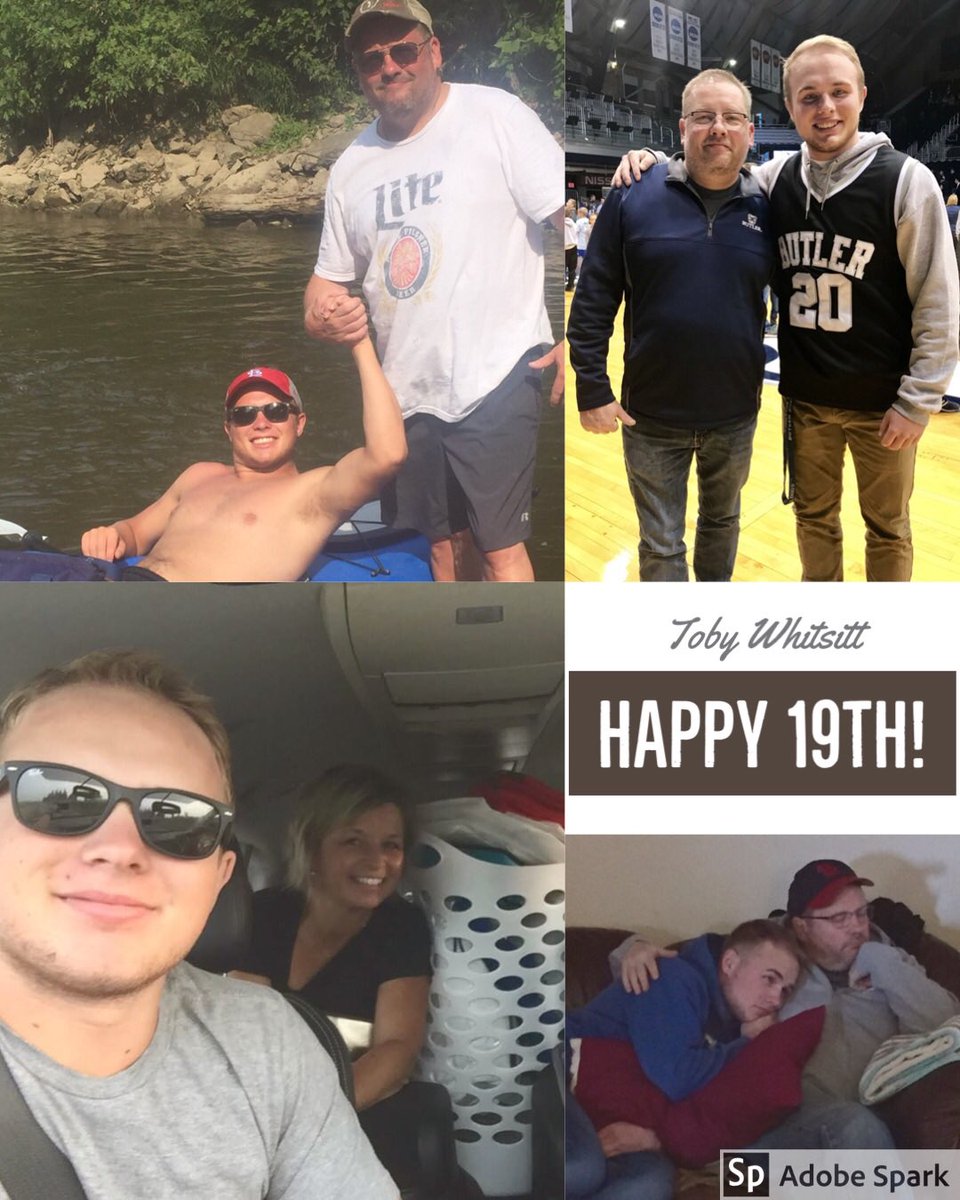 jwhitsitt's tweet photo. Happy Birthday to the Toby Whitsitt!  Such a fun ride so far!  Keep being you and have a great day! #3rdborn #bday #RUaBulldog https://t.co/YQHXvI33r5