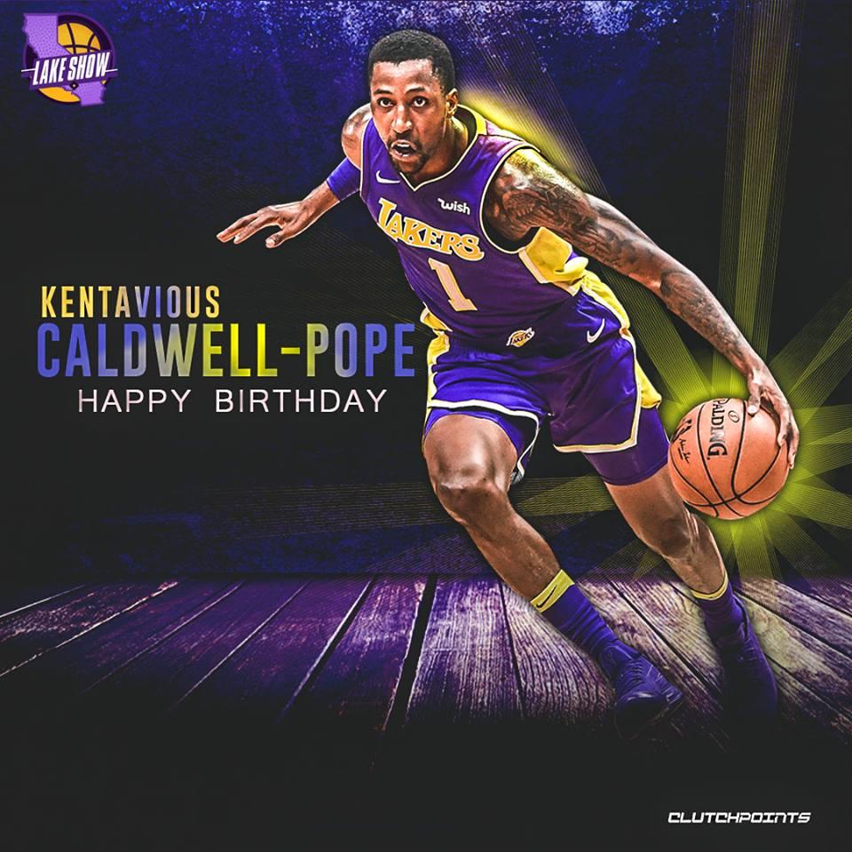 Join Lakeshow in wishing Kentavious Caldwell-Pope a happy 26th birthday!    