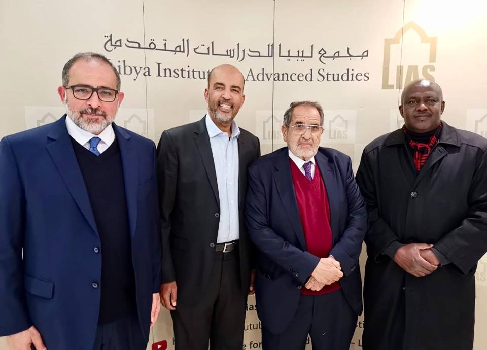 ihyalibya2030's tweet photo. #Aref_Nayed discusses the role social fabric in reconciliation in the presence of the former Presidential Council member Musa Al-Koni, Ambassador Mansur Saif Al-Nasr, and Brigadier Ahmad Wardougou,The guests discussed #security_establishment & unifying efforts against terrorism https://t.co/hQadeVURbq
