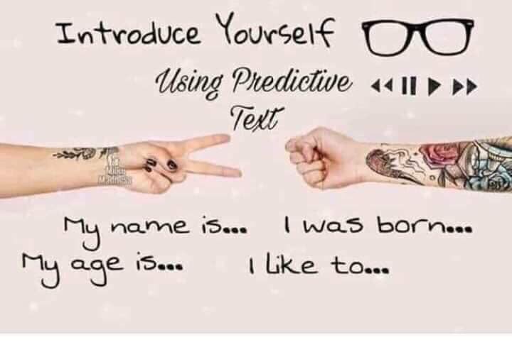 My name is G

My age is still up in the middle of a night 

I was born to be a good friend and I had a great time 

I like to think about it and I can get a better one