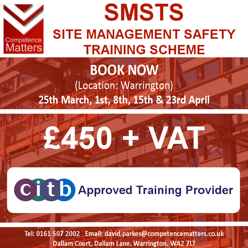 competencedave's tweet photo. Book your place on our SMSTS for Match 25th NOW!

Location: Warrington

0161 507 2002

#smsts #construction #course #management #citb https://t.co/DGqI7DfIfQ