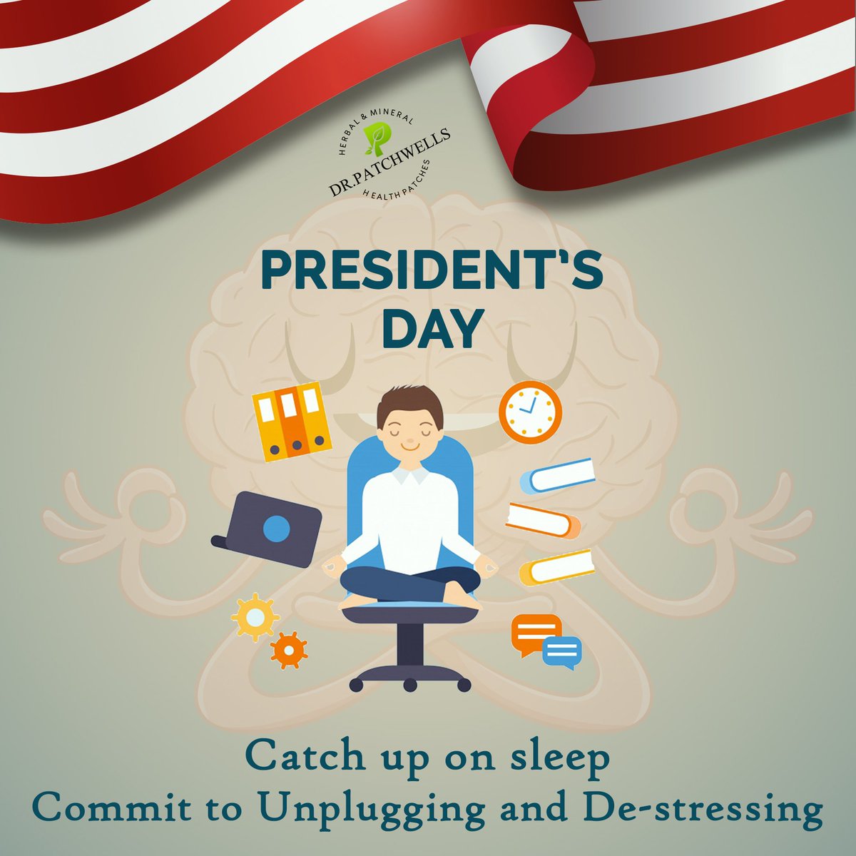 DrPatchWells's tweet photo. With the holidays for presidents day, here are just some steps to take for a healthy you. Because an America with healthy people is even better!

https://t.co/3axOeOxyGD

#presidentsday #unitedstates #healthyamerica #health #patches #bettersleep #betterhealth #healthycommunity https://t.co/jjUzZ8Po5h