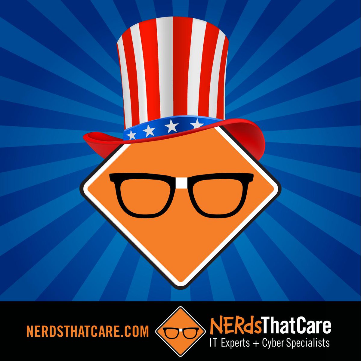 NerdsThatCare's tweet image. Happy #PresidentsDay! #NerdsThatCare offices are open and #NerdsatWork