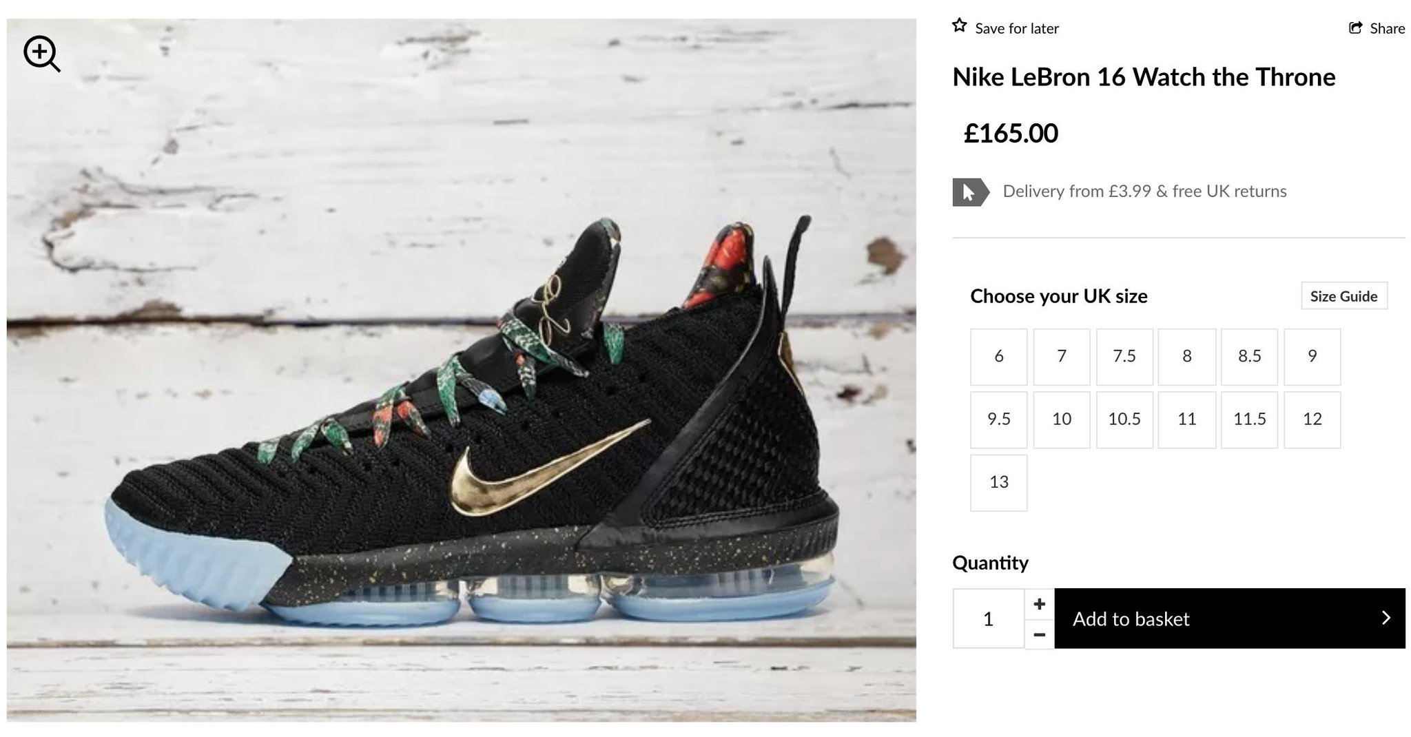 lebron 16 kings throne stockx