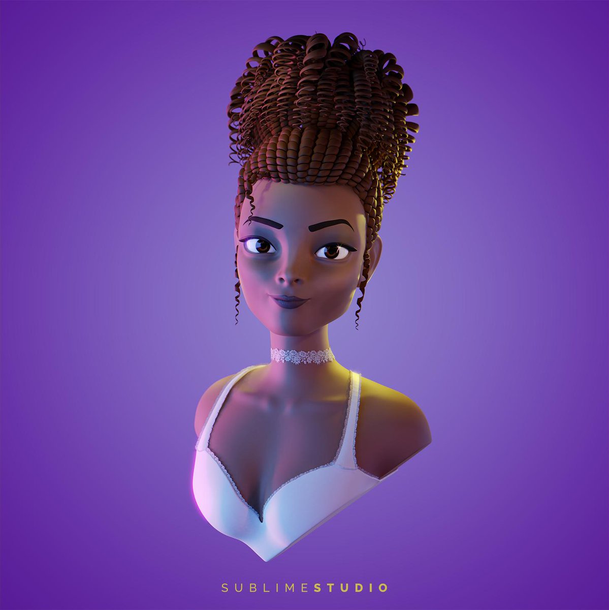 _sublimestudio's tweet photo. "Mint" is one of the characters from a serie of animations we're working on, what do you think she's like?
#characterdesign #character #3d #3dmodel #blender #zbrush #digitalart #creativestudio #sublimestudio https://t.co/43eHlcPUgi