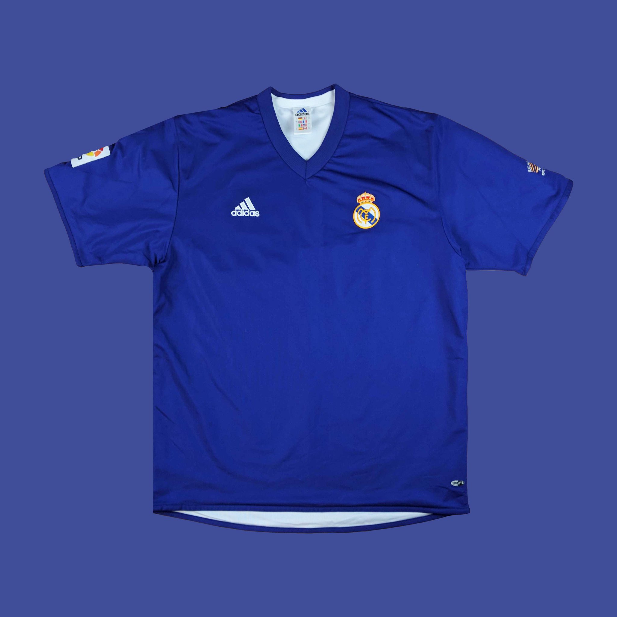 2001-02・adidas Real Madrid ユニホーム REAL MADRID 2001 2002 ZIDANE HOME SHIRT FOOTBALL SOCCER
