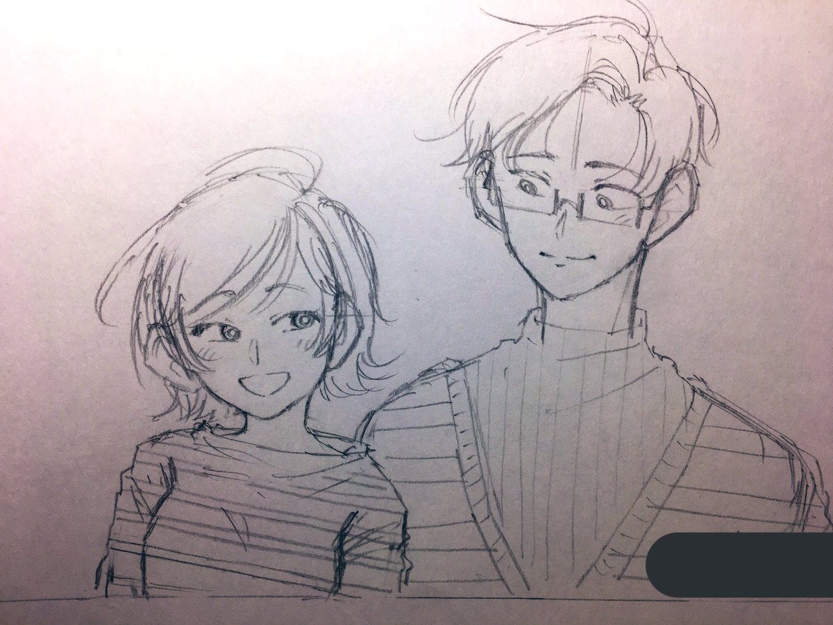 もうめちゃくちゃアナログだいしゅき……😭😭😭💙💙💙
なにこれ描きやっっす… 
