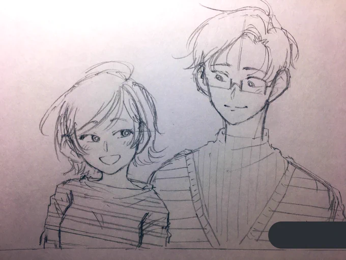 もうめちゃくちゃアナログだいしゅき……😭😭😭💙💙💙
なにこれ描きやっっす… 