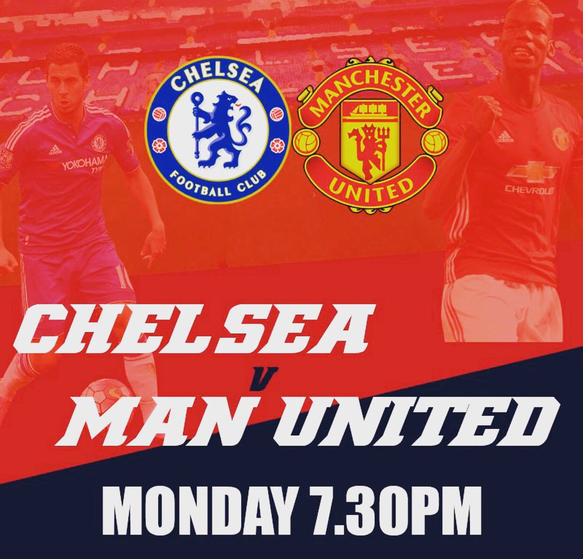 Themagnetbarde1's tweet photo. 🏆 ⚽️ Chelsea v Manchester United🏆 ⚽️ 

Which of these two will make it to the Quarter Finals of the Fa Cup?

Join us later to find out 7.30pm kick off
 📺 ⚽️ 🍻 https://t.co/vgljZa6xKU
