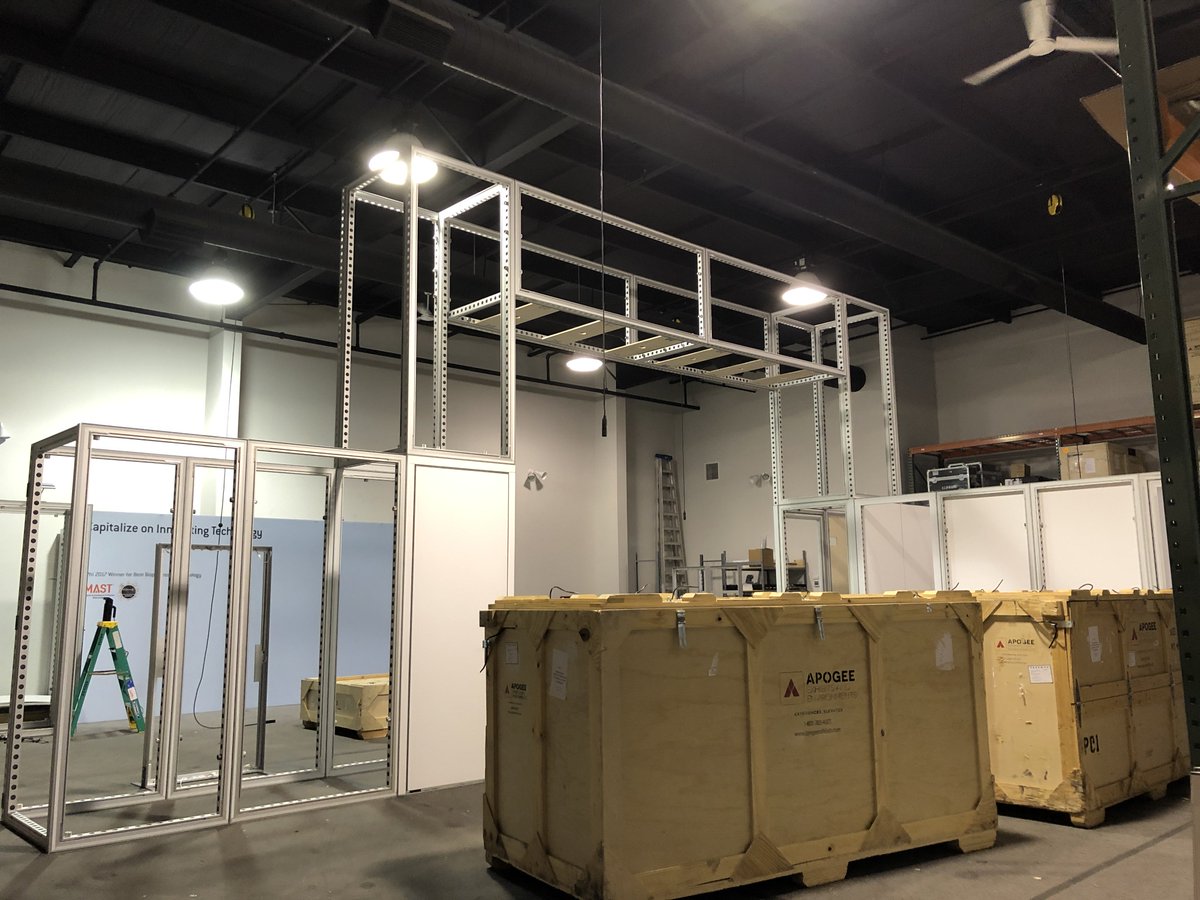 Another cool rental project being assembled for preview in our setup area this week.  Stay tuned for pics of our progress!