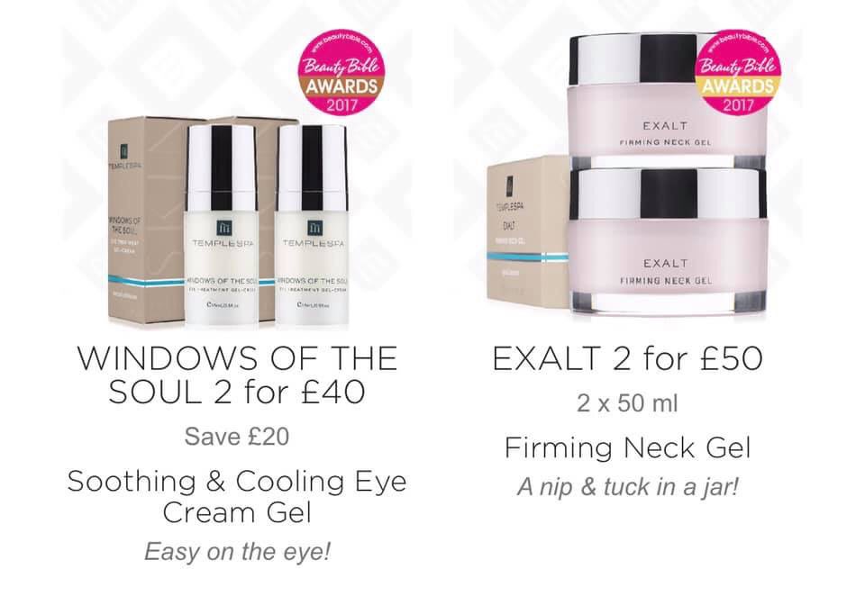 AmberGreenSpa's tweet photo. Some amazing deals just launched: buy either Windows of the Soul eye balm or Exalt neck cream, and you can receive a second one for just £10 - Perfect for those areas that give away your age! @TradersEL #KeepitLocal https://t.co/stHbLEEE8h