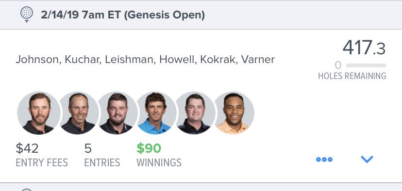 patch_derrick's tweet image. Not a bad last minute PGA LU I did. Pretty happy considering how it started lol.