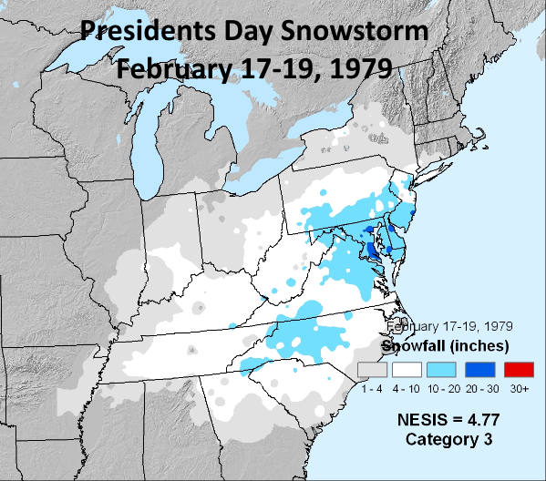 Today & tomorrow mark the 40th anniversary of the 1979 Presidents Day snowstorm. While known as a big forecast failure, even just 6-12 hours out, this storm inspired decades of research into nor'easters and advances in computer models and their use in operational forecasting.