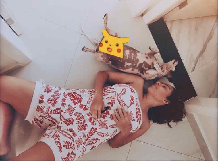 chrkrose's tweet photo. Derretendo 🐶 🔥 #summerhell https://t.co/8xKtVYknAK