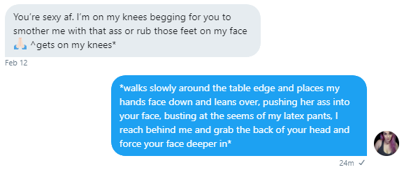 BitchQueenBelle's tweet photo. Stop staring, Send me $$ and Send me a DM, let's talk <3 

Actually, LET'S FUCKING ROLEPLAY THROUGH TEXT 
I'm feeling GENEROUS

Plus I REALLY FUCKING LOVE DOING IT

#FDDS #findom #findomme #paypig #assworship #titworship #footworship
#humanatm #finsub #letsroleplay #textplay https://t.co/A65MHaaNEP