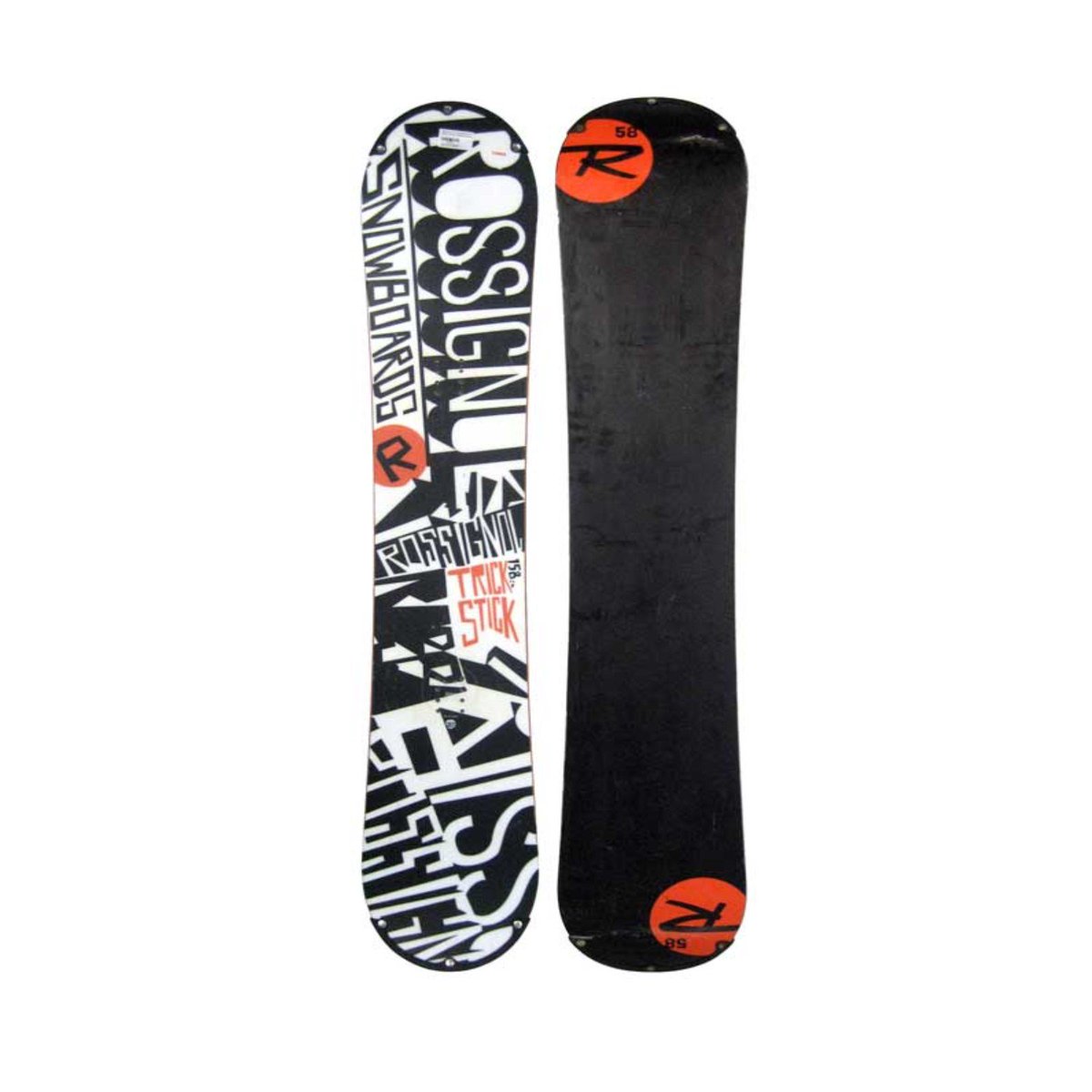 Used Rossignol Trick Stick Snowboard ~ Only $79.99!  It is a forgiving deck for attempting the unthinkable on a rail or box - reinforced with ABS Sidewalls so you can keep pounding your grinds without your edges getting destroyed. #Rossignol #Trickstick
liquidationsports.com/index/page/pro…