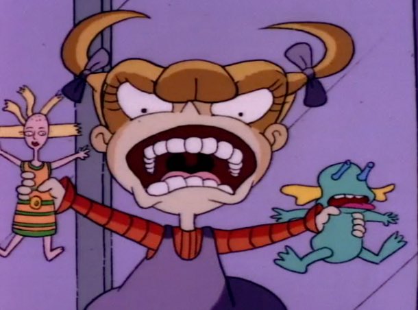 Quinella:but i only use out of context pics of Angelica from Rugrats. pic.t...