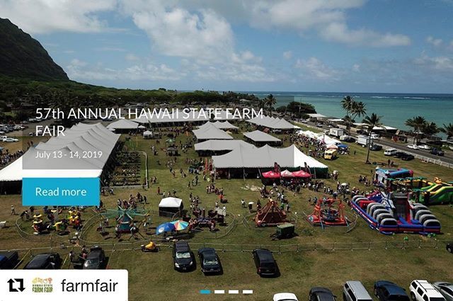 hawaiieventz's tweet image. #Repost @farmfair: Save the date! Hawaii Farm Bureau (HFB) presents the Hawaii State Farm Fair on July 13 and 14, 2019! Hawaii’s premier agricultural event, now in its 57th year, promotes awareness of Hawaii’s agricultural and ranching industries. #farmf… bit.ly/2Ikkraw