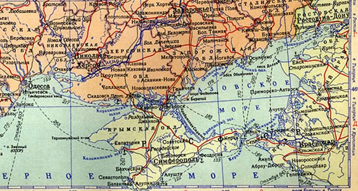 Карта 1954. Карта Крымской области 1954 год. Крымская область 1954 карта. Крымская область РСФСР. Карта Крыма 1954 года.