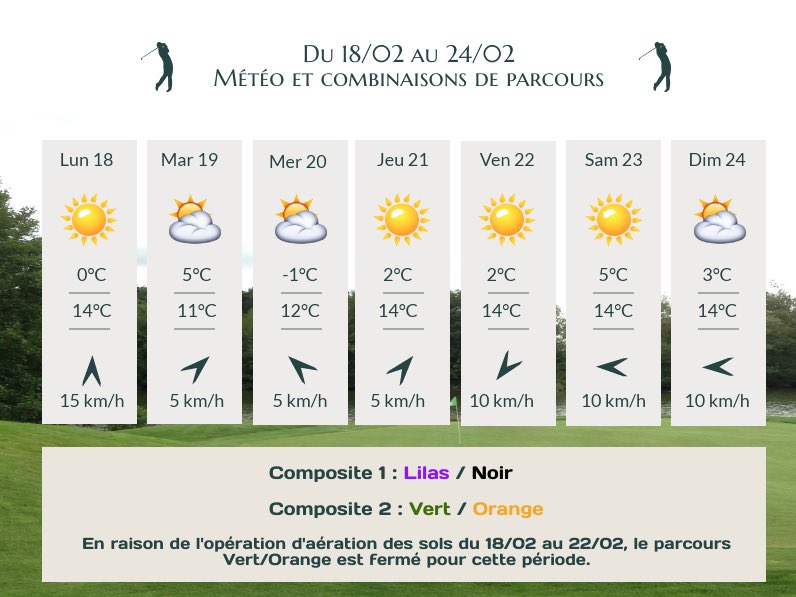 Golf de Courson - Stade Français ⛳️ tweet media