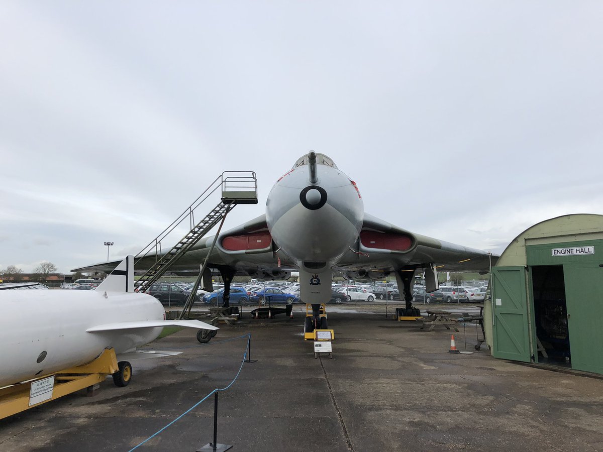 Today I chanced across a Vulcan bomber and a thermonuclear device — which, as you recall, are the key plot points of Thunderball. Have started to refer to myself as Count Lippe, knowing I shall come to a bad end.